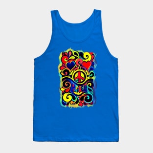 Peace and Love #3 Tank Top